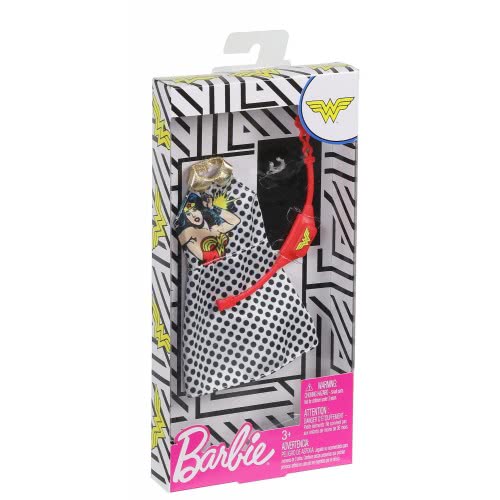 Mattel Barbie DC Comics Wonder Woman DC Comics Wonder Woman Polka Dot Dress Fashion FYW81 / FXK86 887961693911