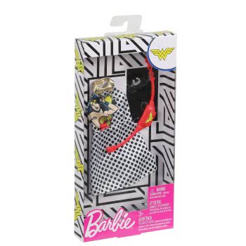 Mattel Barbie DC Comics Wonder Woman DC Comics Wonder Woman Polka Dot Dress Fashion FYW81 / FXK86 887961693911