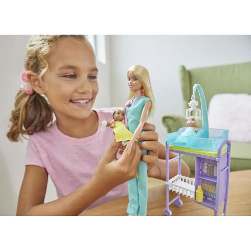 Mattel Barbie Παιδίατρος Σετ Παιχνιδιού DHB63 / GKH23 887961827262