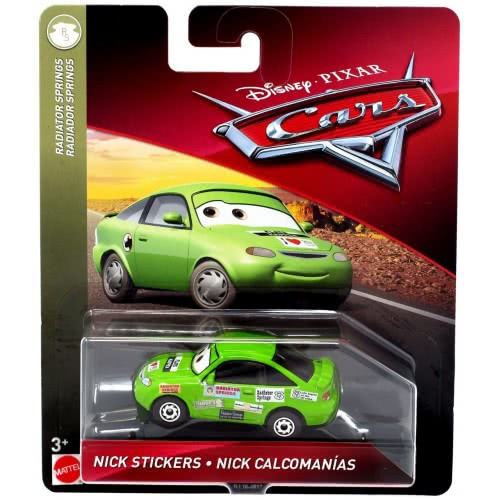 Mattel Disney/Pixar Cars 3 Vehicle Die-Cast - Nick Stickers DXV29 / FLL76 887961561302