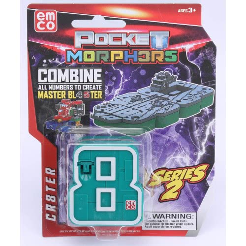Just toys Pocket Morphers Numbers Series 2 - 10 Designs 6899 8886457668992