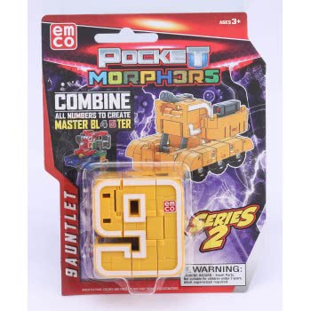 Just toys Pocket Morphers Numbers Series 2 - 10 Designs 6899 8886457668992