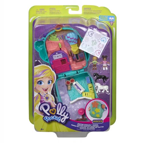 Mattel Polly Pocket World Mini Sets - Cactus Cowgirl Ranch FRY35 / GKJ46 887961828474