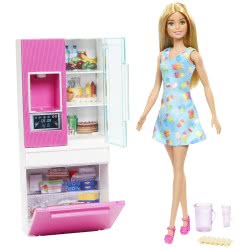 Mattel Barbie Δωμάτιο Με Κούκλα Ξανθιά, Κουζίνα DVX51 / GHL84 887961796803