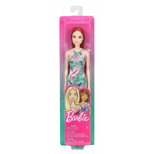 Mattel Barbie Λουλουδάτα Φορέματα - Κοκκινομάλλα Κούκλα Με Γαλάζιο Φόρεμα GBK92 / GHT27 887961801255