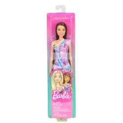Mattel Barbie Λουλουδάτα Φορέματα - Μαυρομάλλα Κούκλα Με Ροζ Φόρεμα GBK92 / GHT25 887961801224