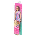 Mattel Barbie Λουλουδάτα Φορέματα - Μαυρομάλλα Κούκλα Με Ροζ Φόρεμα GBK92 / GHT25 887961801224