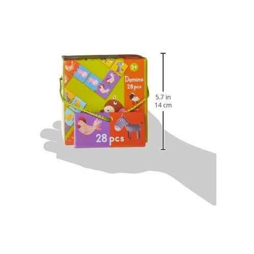 Djeco Domino Farm Educational Game For Kids 08158 3070900081581