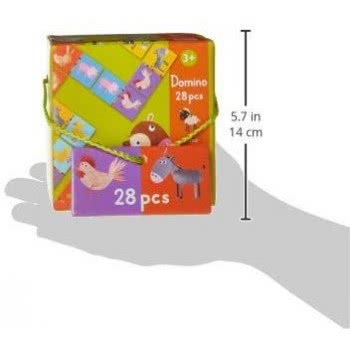 Djeco Domino Farm Educational Game For Kids 08158 3070900081581
