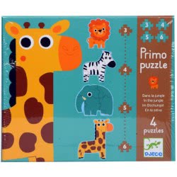 Djeco My First Puzzle Jungle Animals 07135 3070900071353