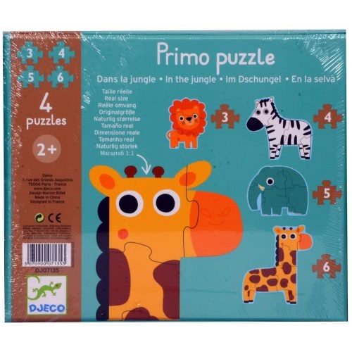 Djeco My First Puzzle Jungle Animals 07135 3070900071353