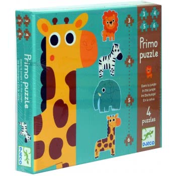 Djeco My First Puzzle Jungle Animals 07135 3070900071353
