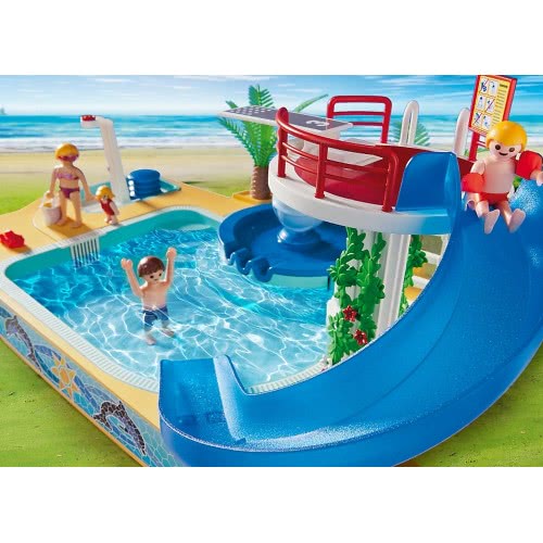 Playmobil Μεγάλη Πισίνα Με Σιντριβάνι-Φάλαινα 5433 4008789054333
