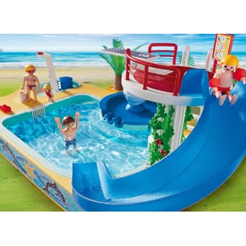 Playmobil Μεγάλη Πισίνα Με Σιντριβάνι-Φάλαινα 5433 4008789054333