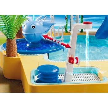 Playmobil Μεγάλη Πισίνα Με Σιντριβάνι-Φάλαινα 5433 4008789054333