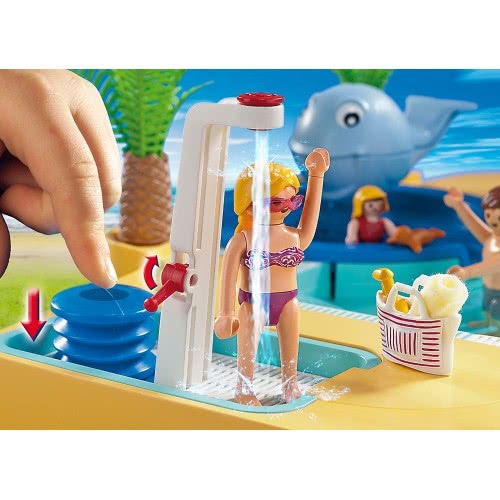 Playmobil Μεγάλη Πισίνα Με Σιντριβάνι-Φάλαινα 5433 4008789054333