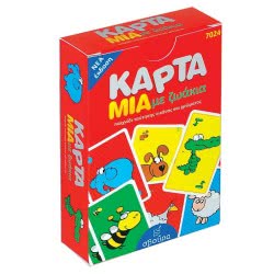 Σβούρα Cart One With Animals Card Board Game 7024 5020201670241