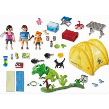 Playmobil Οικογενειακή Σκηνή 5435 4008789054357