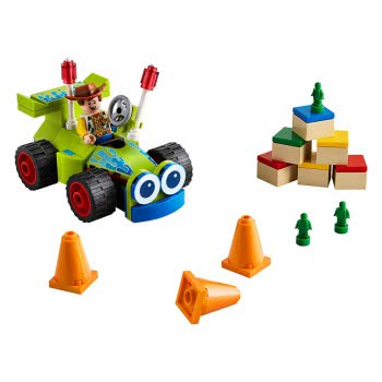 LEGO Juniors Disney Pixar Toy Story 4 Γούντι Και Αγωνιστικό Αυτοκίνητο 10766 5702016367713