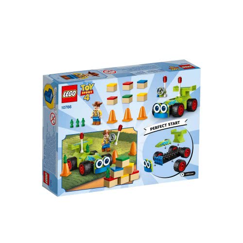 LEGO Juniors Disney Pixar Toy Story 4 Γούντι Και Αγωνιστικό Αυτοκίνητο 10766 5702016367713