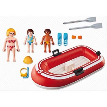 Playmobil Φουσκωτό Σκάφος Με Παιδάκια 5439 4008789054395