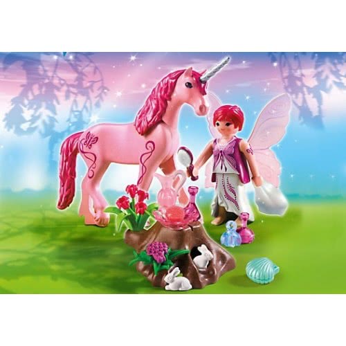 Playmobil Νεράιδα Του Κοχυλιού Με Μονόκερο Τριανταφυλλένια 5443 4008789054432