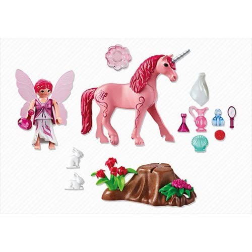 Playmobil Νεράιδα Του Κοχυλιού Με Μονόκερο Τριανταφυλλένια 5443 4008789054432