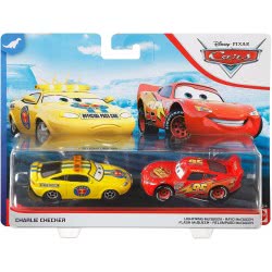 Mattel Disney/Pixar Cars 3 Hit And Run Αυτοκινητάκια Σετ Των 2 Charlie Checker And Lightning Mcqueen DXV99 / GKB73 887961822779