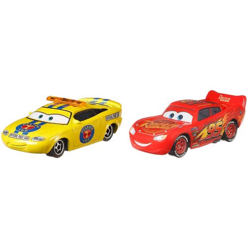 Mattel Disney/Pixar Cars 3 Hit And Run Αυτοκινητάκια Σετ Των 2 Charlie Checker And Lightning Mcqueen DXV99 / GKB73 887961822779