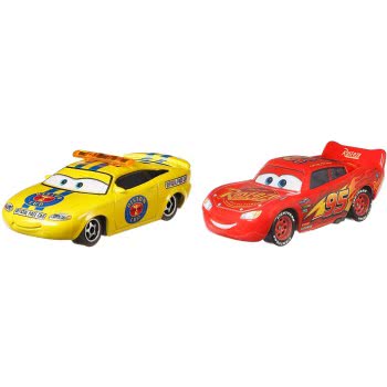 Mattel Disney/Pixar Cars 3 Hit And Run Αυτοκινητάκια Σετ Των 2 Charlie Checker And Lightning Mcqueen DXV99 / GKB73 887961822779