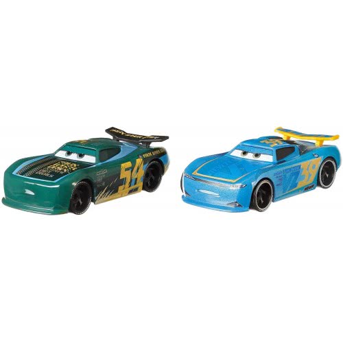 Mattel Disney/Pixar Cars 3 Hit And Run Die-Cast Set Of 2 Herb Curbler And Michael Rotor DXV99 / GLR94 887961848717