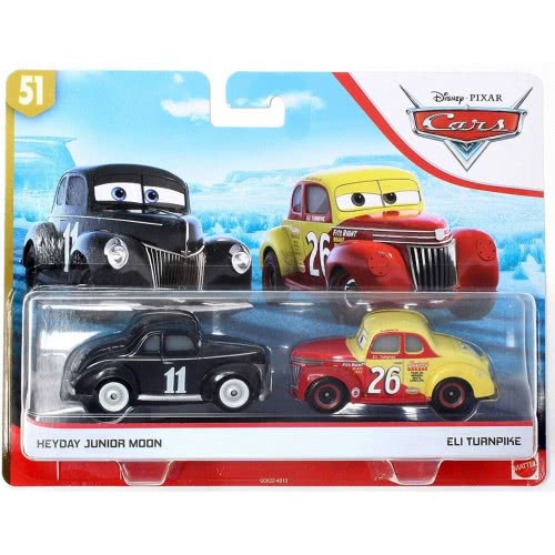 Mattel Disney/Pixar Cars 3 Set Of 2 Heyday Junior Moon And Eli Turnpike DXV99 / GCK22 887961728811