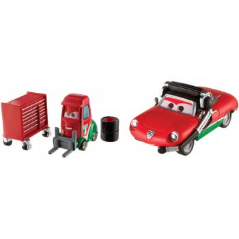 Mattel Disney Pixar Cars Αυτοκινητάκια Σετ Των 2 Giuseppe Motorosi Και Alex Machino DXV99 / GCK11 887961728866