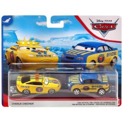 Mattel Disney/Pixar Cars Charlie Checker & Race Official Tom Vehicle 2-Pack DXV99 / GCK12 887961728880