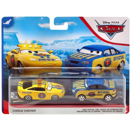 Mattel Disney/Pixar Cars Αυτοκινητάκια Σετ Των 2 Checker And Race Official Tom DXV99 / GCK12 887961728880