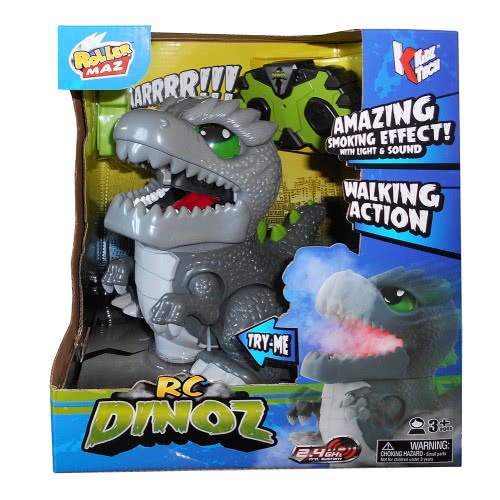 KiDZ TECH Roller Maz R/C Dinoz Με Εφέ Καπνού Και Κίνηση 87411 4894380874117