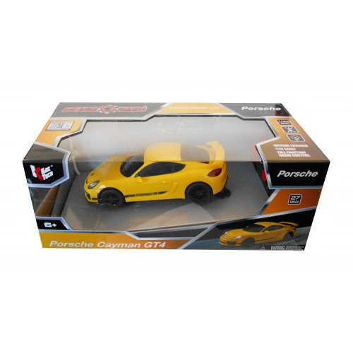 KiDZ TECH Porsche Cayman GT4 RC Τηλεκατευθυνόμενο - Κίτρινο 89431 4894380894313