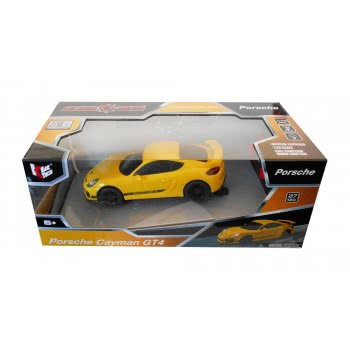 KiDZ TECH Porsche Cayman GT4 RC Τηλεκατευθυνόμενο - Κίτρινο 89431 4894380894313