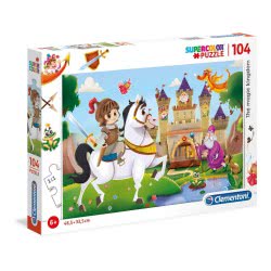 Clementoni Kids Puzzle Super Color Magic Kingdom 104 Pcs 1210-27113 8005125271139
