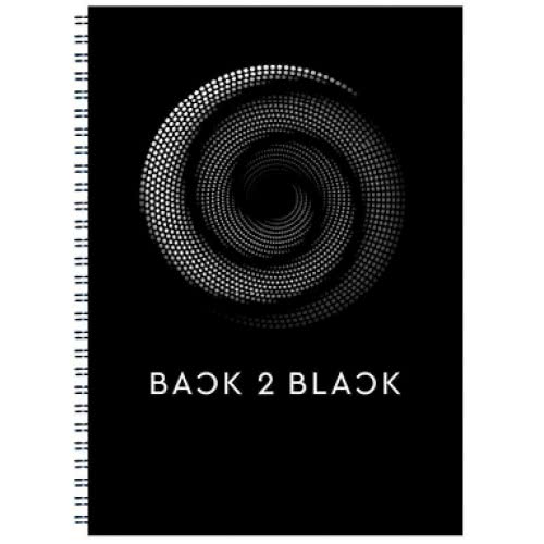 A&G PAPER Back To Black Τετράδιο Σπιράλ B5 17Χ24 Εκ. 3 Θεμάτων - 5 Σχέδια 32086 5203296320868
