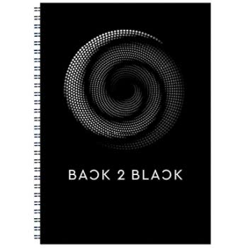 A&G PAPER Back To Black Τετράδιο Σπιράλ B5 17Χ24 Εκ. 3 Θεμάτων - 5 Σχέδια 32086 5203296320868