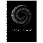 A&G PAPER Back To Black Spiral Notebook A4 21X29.7 Cm 1 Subject - 5 Designs 32089 5203296320899