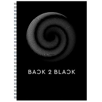 A&G PAPER Back To Black Spiral Notebook A4 21X29.7 Cm 1 Subject - 5 Designs 32089 5203296320899