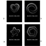 A&G PAPER Back To Black Τετράδιο Σπιράλ A4 21X29.7 Εκ. 1 Θεμάτων - 5 Σχέδια 32089 5203296320899