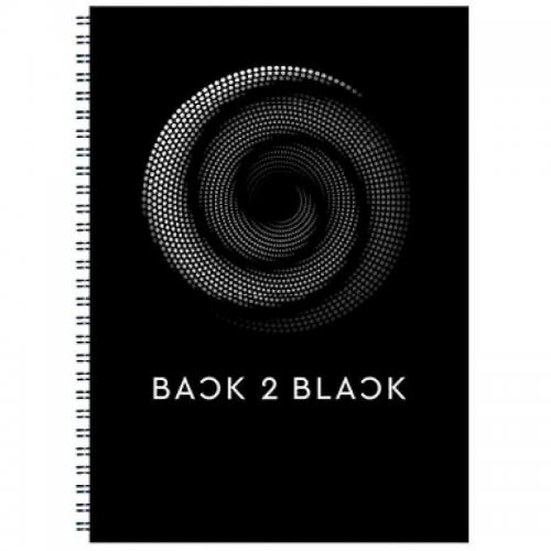 A&G PAPER Back To Black Spiral Notebook B5 17X24 Cm 1 Subject - 5 Designs 32084 5203296320844