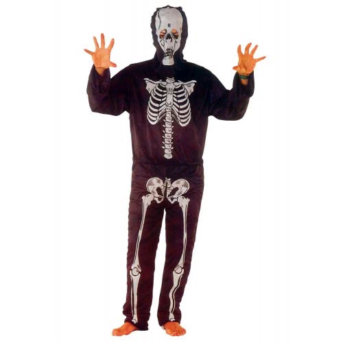 CLOWN Carnaval Costume Skeleton Size  L 80307 5203359803079