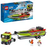LEGO City Great Vehicles Μεταφορικό Αγωνιστικού Σκάφους 60254 5702016617887