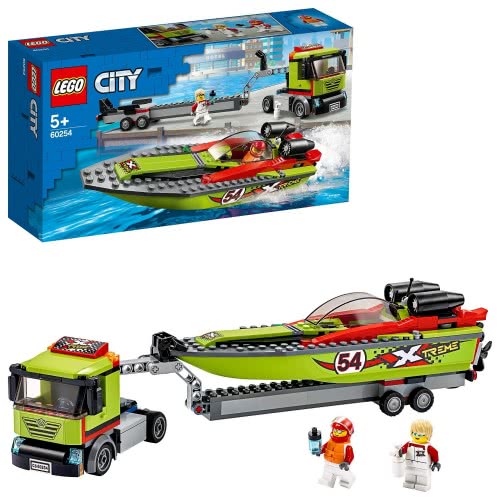 LEGO City Great Vehicles Μεταφορικό Αγωνιστικού Σκάφους 60254 5702016617887