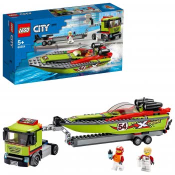 LEGO City Great Vehicles Μεταφορικό Αγωνιστικού Σκάφους 60254 5702016617887