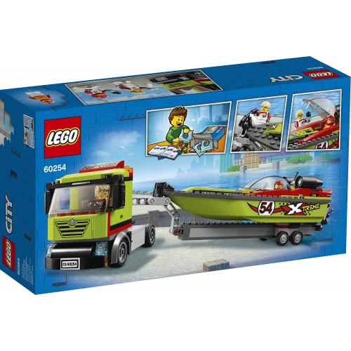 LEGO City Great Vehicles Μεταφορικό Αγωνιστικού Σκάφους 60254 5702016617887